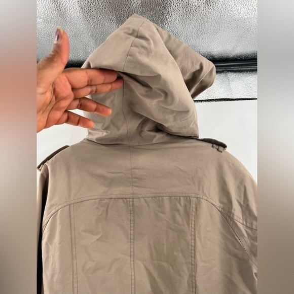 Pendleton brown trench belted coat size M - Picture 9 of 10